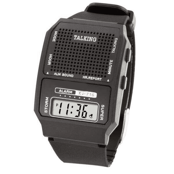 TellaTime - Ceas Digital Vorbitor cu Afișaj LED, Funcție Vocală și Alarmă Inteligentă