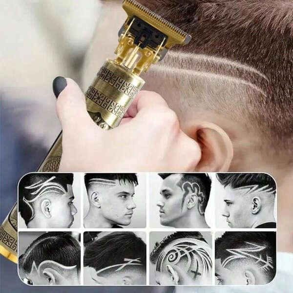 Mașină Electrică de Tuns Barba și Părul Stylento - Aparat Profesional cu Lame din Oțel, Încărcare USB - C și 4 Piepteni Ajustabili - GRAVALEX